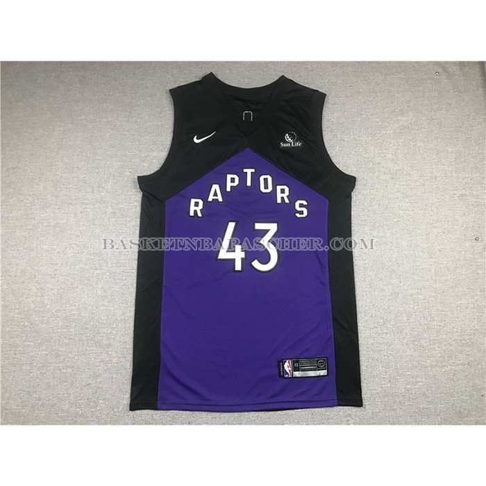 Maillot Tornto Raptors Pascal Siakam Earned 2020-21 Noir Volet